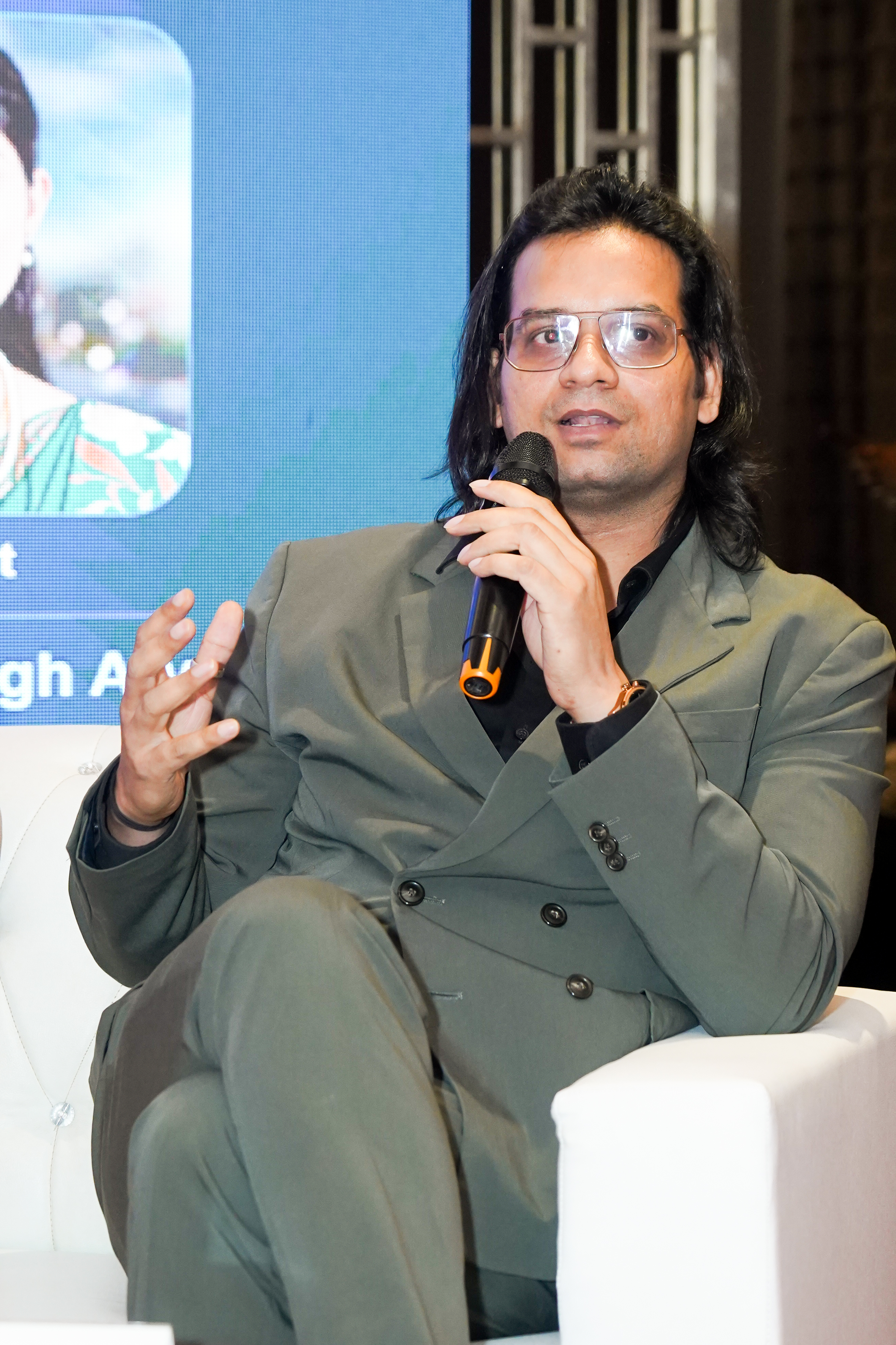 Shivendra speaking at the EduNet HR Conclave